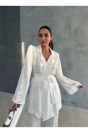 ست بالاتنه و پائین تنه رنگی زنانه بافتنی Butik - کد 920705322
