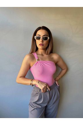 بلوز صورتی زنانه ساده 02Lady Fashion - کد 920702050