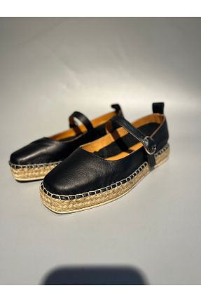 کفش اسپادریل مشکی زنانه چرم خالص Butik - کد 920715963