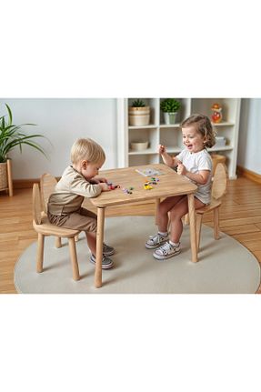 میز بازی و فعالیت رنگی MDF Bee Smart - کد 920742531