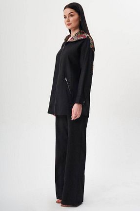 ست بالاتنه و پائین تنه حجاب مشکی زنانه Relaxed Jupe - کد 920746271