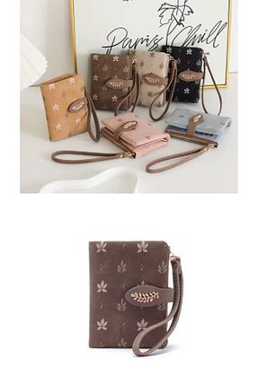 کیف پول قهوه ای زنانه ابعاد کوچک rinkadoll - کد 920754287