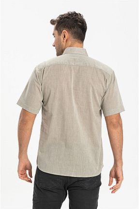 پیراهن سایز بزرگ طوسی مردانه سایز بزرگ Eliş Şile Bezi - کد 92906984