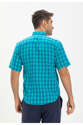 پیراهن سایز بزرگ سبز مردانه سایز بزرگ Eliş Şile Bezi - کد 92905826