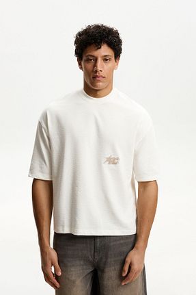 تیشرت قرمز مردانه Relaxed Bershka - کد 920757318
