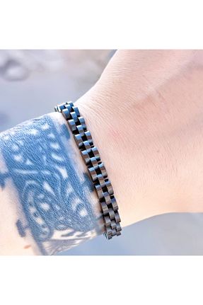 دستبند استیل (فولاد) مشکی زنانه استیل ضد زنگ Focus - کد 920770478