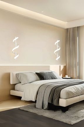 چراغ دیواری سفید آلومینیوم Ömür Avize - کد 892442495