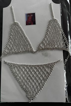 اکسسوری بدن طوسی نقره Takıştır - کد 920777779