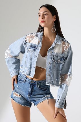 کت آبی زنانه رگولار LOKADI - کد 917477032