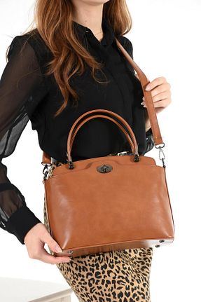 کیف دوشی قهوه ای زنانه پلی استر STYLE BAGS - کد 920784803