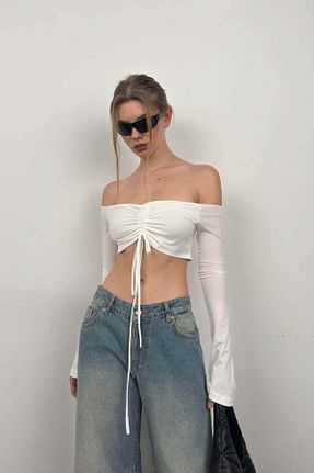 بلوز نباتی زنانه ساده Maxi modena - کد 920782091