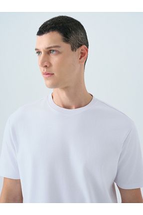 تیشرت سفید مردانه رگولار Loft - کد 920781748