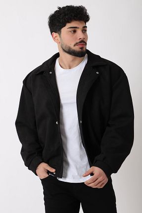 کاپشن مشکی مردانه اسلیم فیت Stilkombin - کد 920778347
