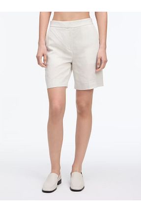 شلوارک و برمودا بژ زنانه فاق بلند Calvin Klein - کد 920789613