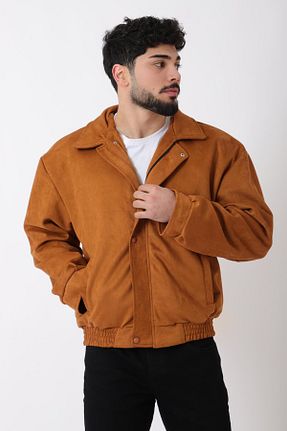 کاپشن قهوه ای مردانه اسلیم فیت Stilkombin - کد 920778327