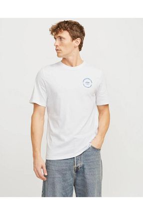 تیشرت سفید مردانه رگولار Jack & Jones - کد 920788035