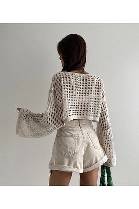 بلوز بژ زنانه Ajurlu LOBOLIC - کد 920782426