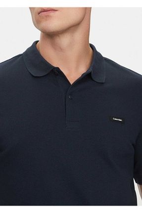 پولوشرت سرمه ای مردانه پنبه ای Calvin Klein - کد 795345008