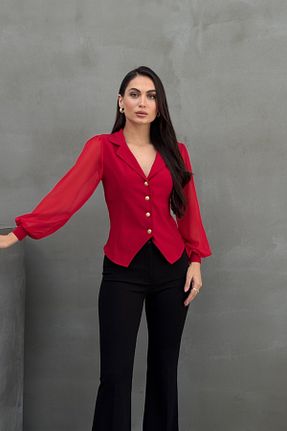 پیراهن قرمز زنانه تنگ / اسلیم msm fashion - کد 888714508