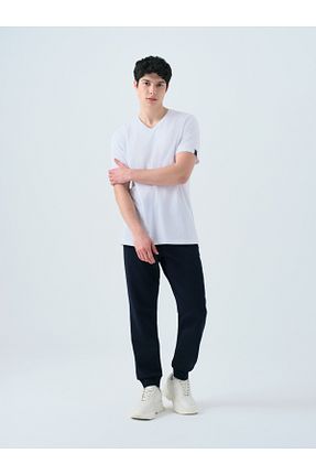 شلوار کرمگن سرمه ای مردانه رگولار Loft - کد 920835067