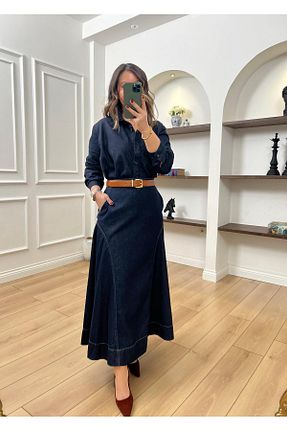 دامن رنگی زنانه جین kubraozbeybutik - کد 920839733