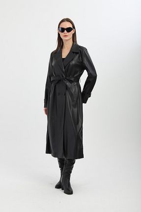 ترنچکت مشکی زنانه Milamia - کد 921688166