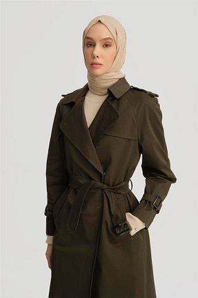 کلاه و ابایا سبز زنانه بافتنی Armine - کد 920862104