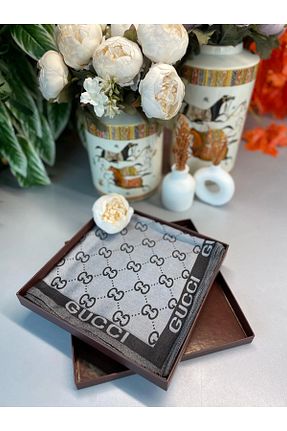 روسری طوسی پنبه ای Oxygen Scarfs - کد 920867942