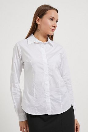 پیراهن سفید زنانه اسلیم فیت Arma Life - کد 920875117
