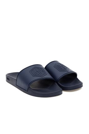 دمپائی سرمه ای مردانه پاشنه تخت U.S. Polo Assn. - کد 920885572
