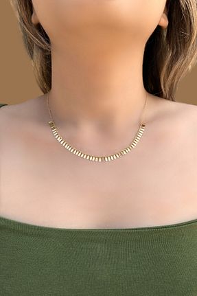 گردنبند طلا طلائی زنانه 14 عیار Altınaşkı - کد 820864572