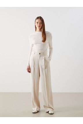 شلوار رنگی زنانه مخلوط کتان LC Waikiki - کد 939651913