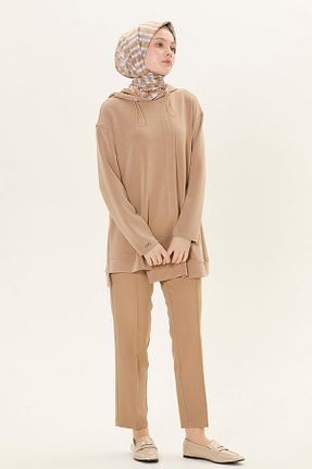 شلوار قهوه ای زنانه پنبه ای Setrms - کد 920878607