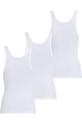 رکابی سفید زنانه بدون آستین Calvin Klein - کد 921707412