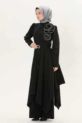 ست بالاتنه و پائین تنه حجاب مشکی رگولار Setrms - کد 924077438