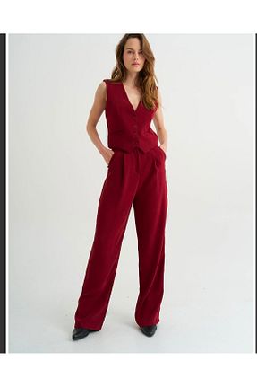 جلیقه زرشکی زنانه دو سینه MODA - کد 920887925