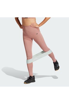 ساق شلواری اسپرت صورتی زنانه بلند adidas - کد 921709076