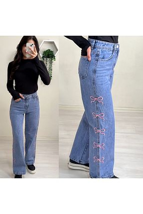 شلوار آبی زنانه جین zhrbutik - کد 920903387