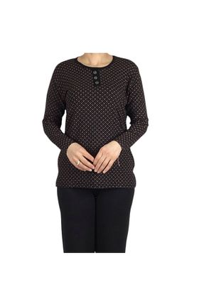 بلوز حجاب نارنجی سایز بزرگ ECE GİYİM - کد 920933497