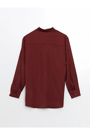 تونیک زرشکی زنانه بافتنی LC Waikiki - کد 920942004