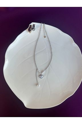 گردنبند استیل ( فولاد ) زنانه استیل ضد زنگ My violet accesorize - کد 920938428