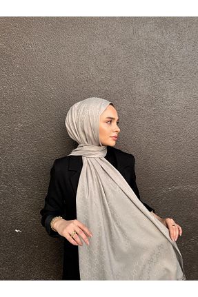 شال بژ زنانه ابریشم Webinay Home - کد 920938879