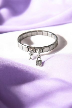 دستبند استیل (فولاد) متالیک زنانه استیل ضد زنگ COLLECTİON - کد 920955402