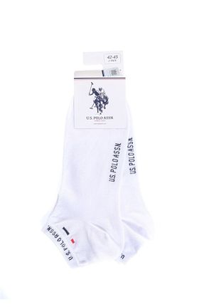 جوراب سفید زنانه پنبه ای U.S. Polo Assn. - کد 274931328