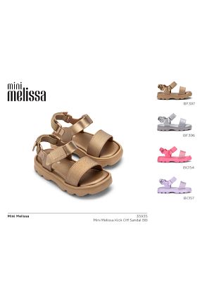 صندل متالیک بچه گانه پاشنه تخت Melissa - کد 921029265