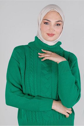 پلیور سبز زنانه Saç Örgü Alvina - کد 794073728