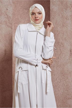 ترنچکت سفید زنانه پلی استر Alvina - کد 831367259
