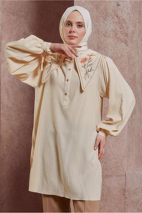 تونیک حجاب نباتی زنانه مخلوط پلی استر Alvina - کد 822672870