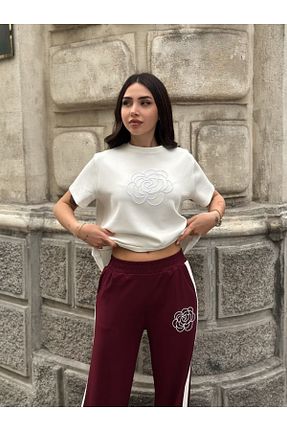 ست کرمکن اسپرت زرشکی زنانه مخلوط پلی استر sportiness - کد 921861887