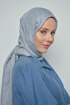 شال طوسی زنانه پنبه پلی استر ED Scarf - کد 760951687